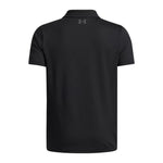 Under Armour Boys Matchplay Polo Shirt Black/Castlerock