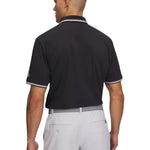 Under Armour Mens ArmourDry Rib Polo Black/White