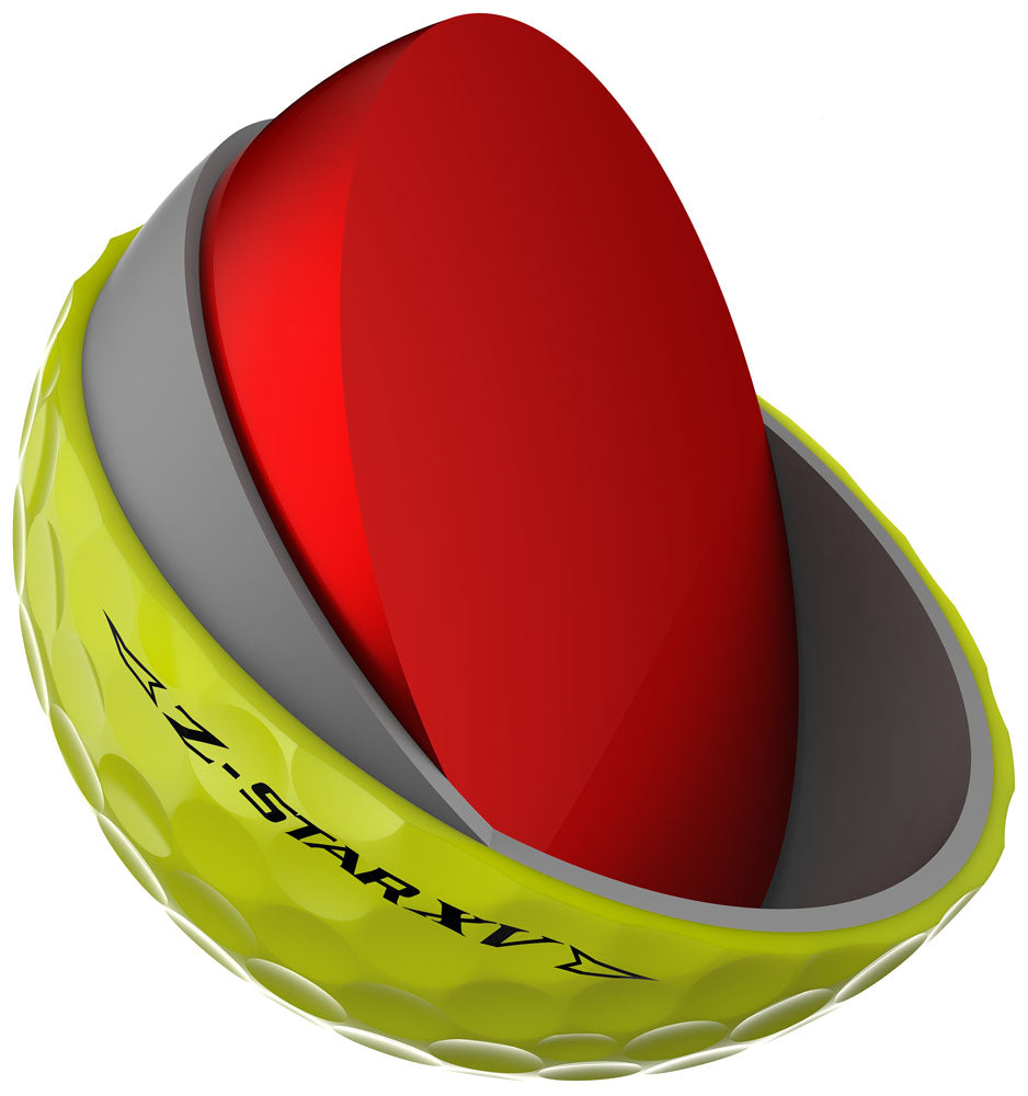 Srixon Z-Star XV Golf Balls - 1 Dozen (Yellow)