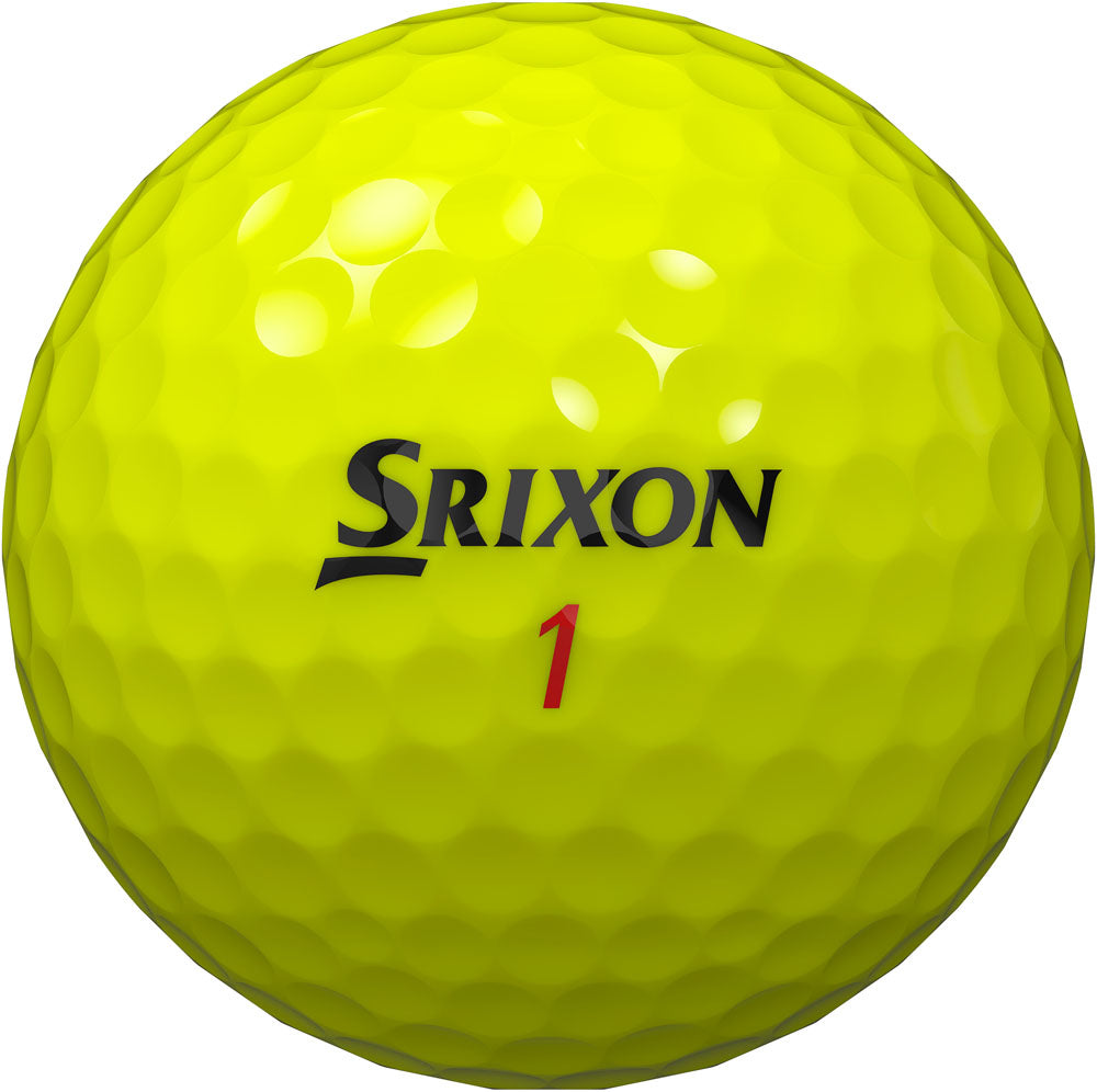 Srixon Z-Star XV Golf Balls - 1 Dozen (Yellow)