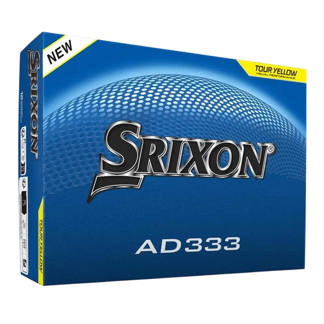 Srixon AD333 Golf Balls - 1 Dozen (Yellow)