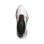 adidas Mens Adizero ZG Spikeless Golf Shoes - White/Lucid Red/Core Black - Tony Valentine - Golf Shoes