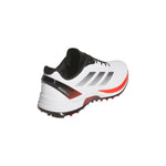 adidas Mens Adizero ZG Spikeless Golf Shoes - White/Lucid Red/Core Black - Tony Valentine - Golf Shoes