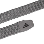 adidas Mens Braided Stretch Belt - Grey Three - Tony Valentine - Belts
