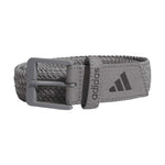 adidas Mens Braided Stretch Belt - Grey Three - Tony Valentine - Belts
