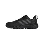 adidas Mens Codechaos 22 Spikeless Golf Shoes - Black/Dark Silver Metallic/Core Black - Tony Valentine - Golf Shoes