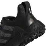 adidas Mens Codechaos 22 Spikeless Golf Shoes - Black/Dark Silver Metallic/Core Black - Tony Valentine - Golf Shoes