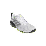 adidas Mens Codechaos 25 Spikeless Golf Shoes - White/Core Black/Lucid Lemon - Tony Valentine - Golf Shoes