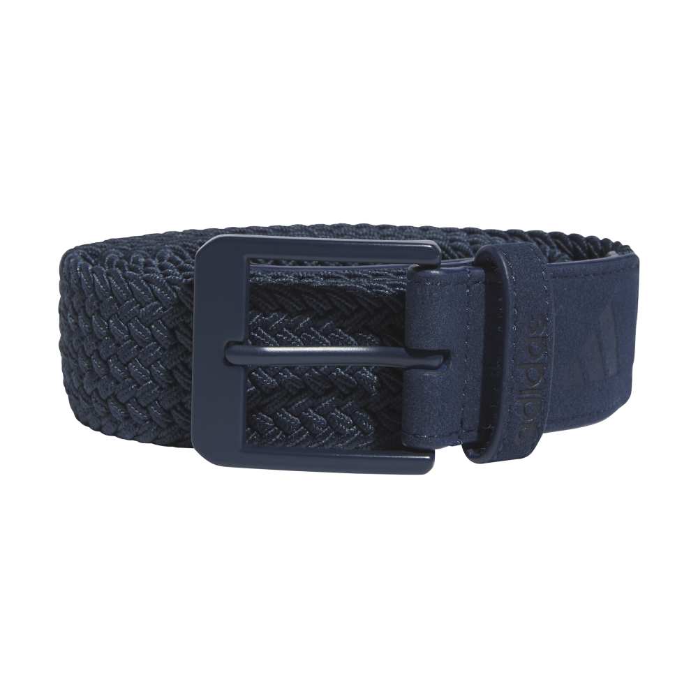 adidas Mens Golf Braided Stretch Belt - Collegiate Navy - Tony Valentine - Belts