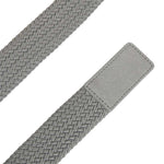 adidas Mens Golf Braided Stretch Belt - Grey Three - Tony Valentine - Belts
