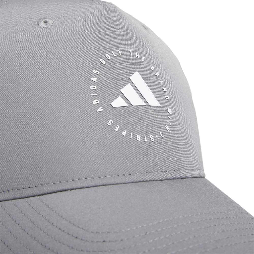 adidas Mens Golf Performance Cap - Grey Three - Tony Valentine - Headwear
