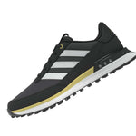 adidas Mens S2G 24 Leather Spikeless Golf Shoes - Core Black/White/Oat - Tony Valentine - Golf Shoes
