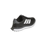 adidas Mens S2G 26 Leather Spikeless Golf Shoes Core - Black/White/Grey Four - Tony Valentine - Golf Shoes