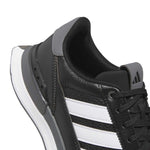 adidas Mens S2G 26 Leather Spikeless Golf Shoes Core - Black/White/Grey Four - Tony Valentine - Golf Shoes