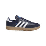 adidas Mens Samba Spikeless Golf Shoes - Night Indigo/White/Bluebird - Tony Valentine - Golf Shoes