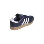 adidas Mens Samba Spikeless Golf Shoes - Night Indigo/White/Bluebird - Tony Valentine - Golf Shoes