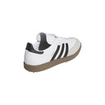 adidas Mens Samba Spikeless Golf Shoes - White/Core Black/Gum - Tony Valentine - Golf Shoes
