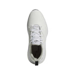 adidas Mens Solarmotion Spikeless Golf Shoes - White/Dark Silver Metallic/Core Black - Tony Valentine - Golf Shoes