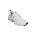 adidas Mens Solarmotion Spikeless Golf Shoes - White/Dark Silver Metallic/Core Black - Tony Valentine - Golf Shoes