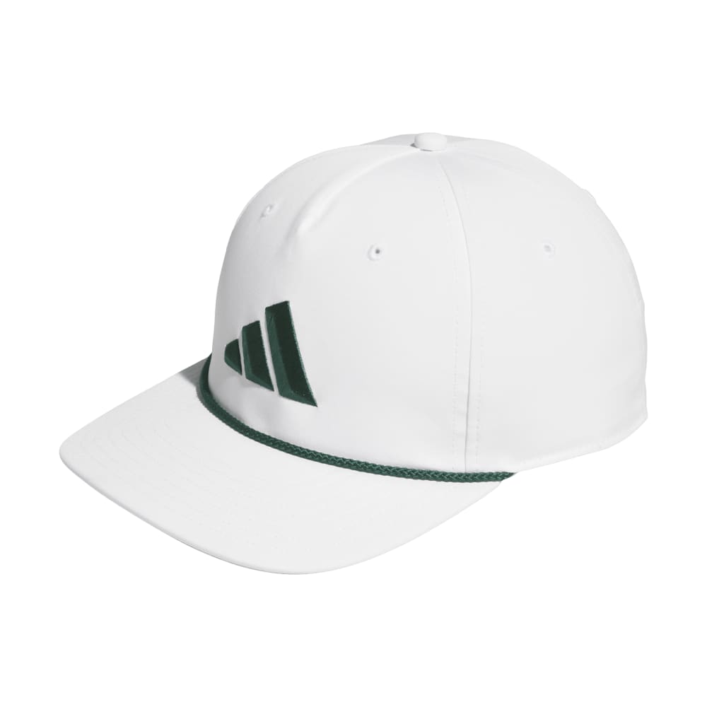 adidas Mens Tour 5-panel Cap - White/Collegiate Green - Tony Valentine - Headwear