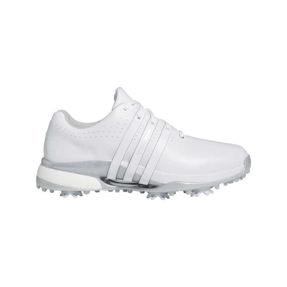 adidas Mens Womens Tour360 24 BOOST Golf Shoes Ftwr White/Ftwr White/Silver Met. - Tony Valentine - Golf Shoes