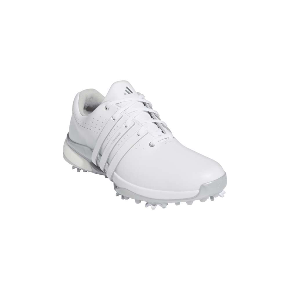 adidas Mens Womens Tour360 24 BOOST Golf Shoes Ftwr White/Ftwr White/Silver Met. - Tony Valentine - Golf Shoes