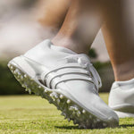 adidas Mens Womens Tour360 24 BOOST Golf Shoes Ftwr White/Ftwr White/Silver Met. - Tony Valentine - Golf Shoes