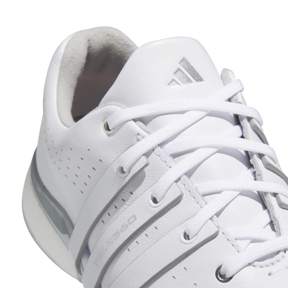 adidas Mens Womens Tour360 24 BOOST Golf Shoes Ftwr White/Ftwr White/Silver Met. - Tony Valentine - Golf Shoes