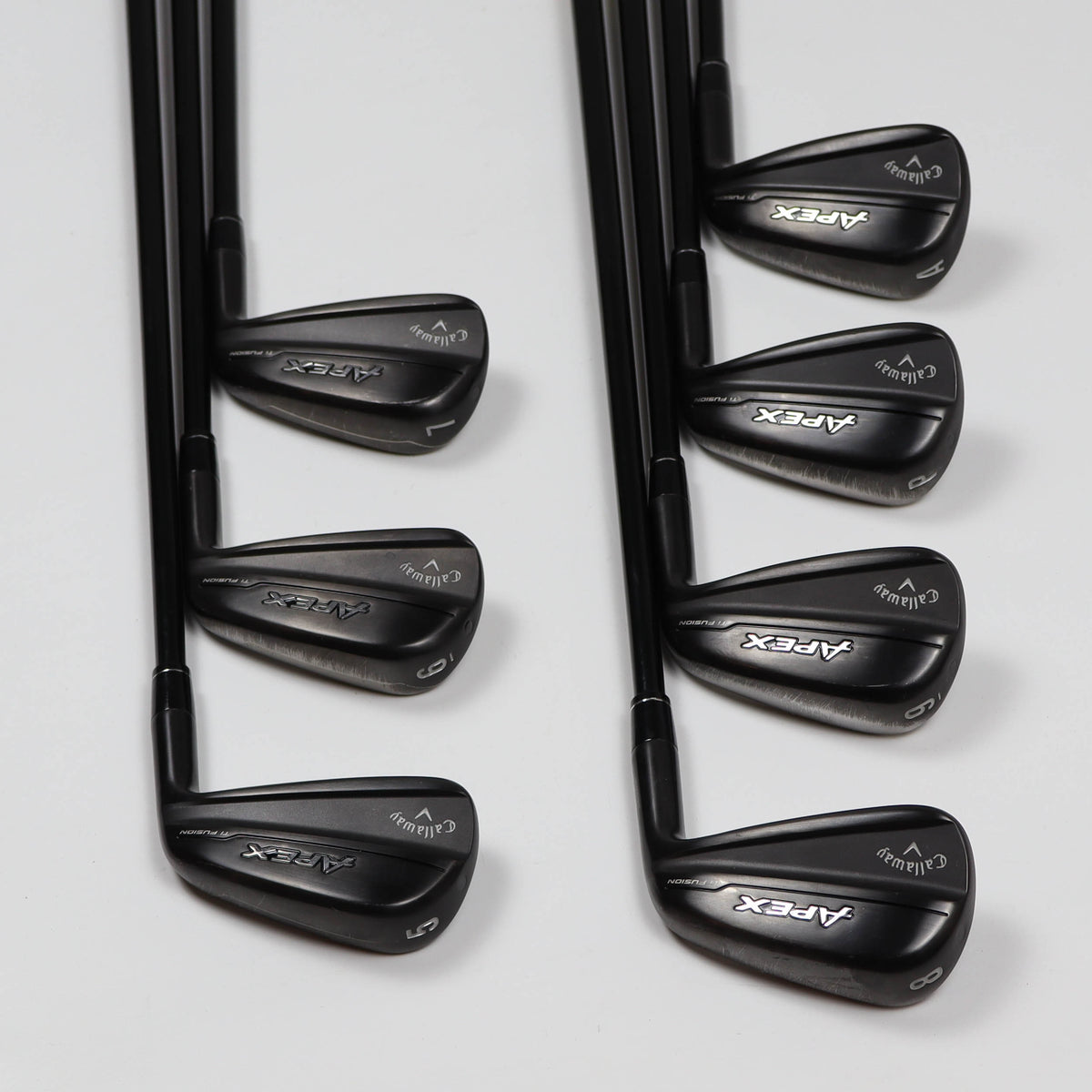 Callaway Apex Ti Fusion Irons 5-PW+AW Stiff Graphite (Used)