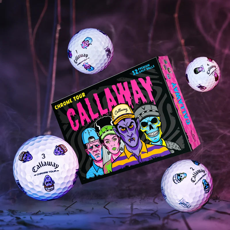 Callaway Limited Edition Chrome Tour Halloween Golf Balls