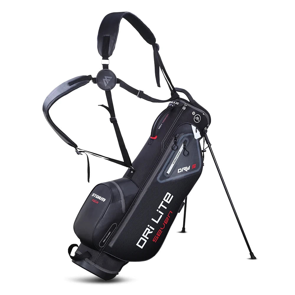 Big Max Dri Lite Seven G Stand Bag - Black - Tony Valentine - Stand Bags
