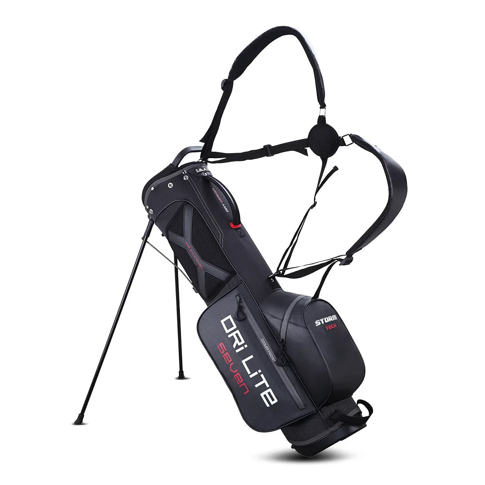 Big Max Dri Lite Seven G Stand Bag - Black - Tony Valentine - Stand Bags