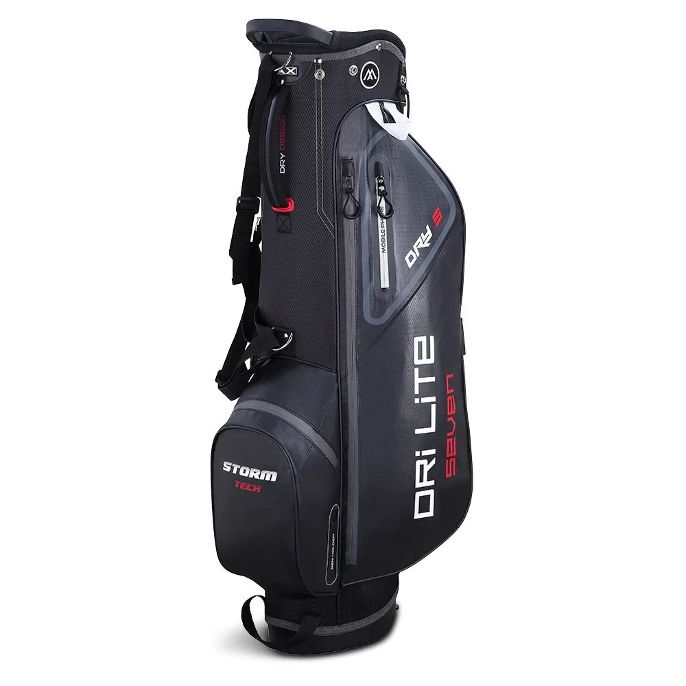 Big Max Dri Lite Seven G Stand Bag - Black - Tony Valentine - Stand Bags