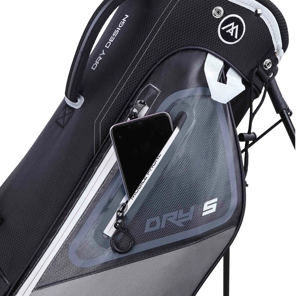 Big Max Dri Lite Seven G Stand Bag - Grey/Black - Tony Valentine - Stand Bags