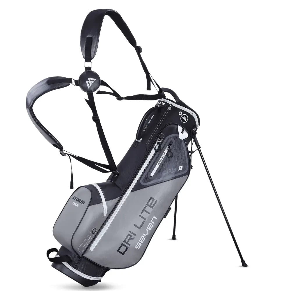 Big Max Dri Lite Seven G Stand Bag - Grey/Black - Tony Valentine - Stand Bags