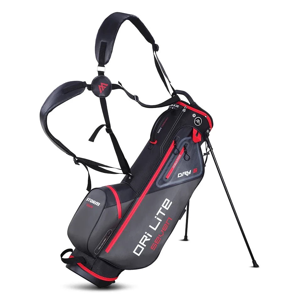 Big Max Dri Lite Seven G Stand Bag - Red/Black - Tony Valentine - Stand Bags