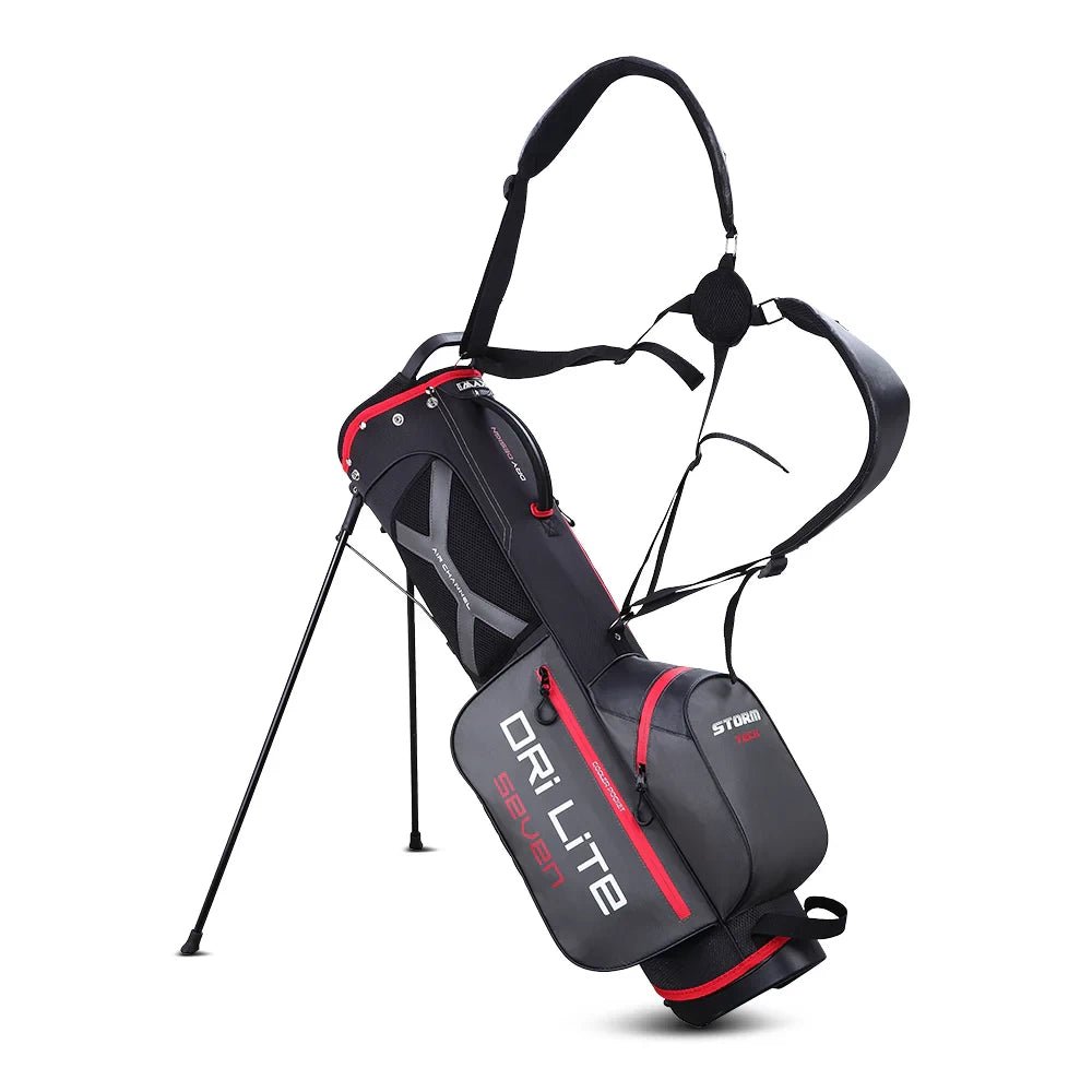 Big Max Dri Lite Seven G Stand Bag - Red/Black - Tony Valentine - Stand Bags