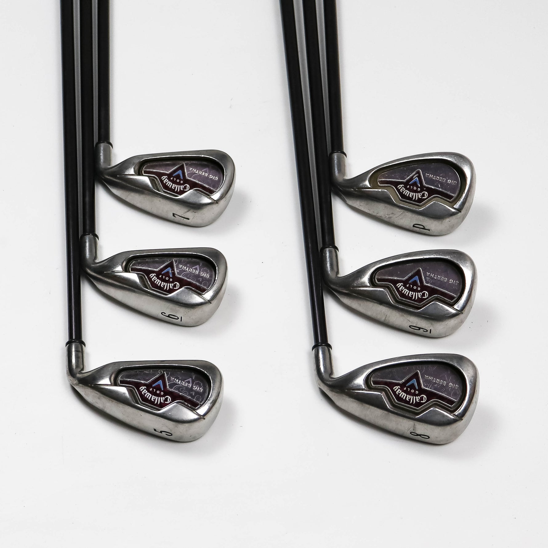 Callaway Big Bertha Irons 5-PW Ladies Flex (Used)