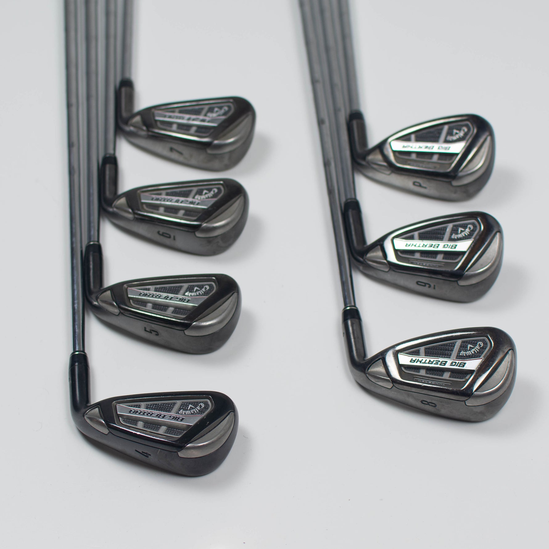 Callaway Big Bertha OS Irons 4-PW Regular Flex Steel (Used)