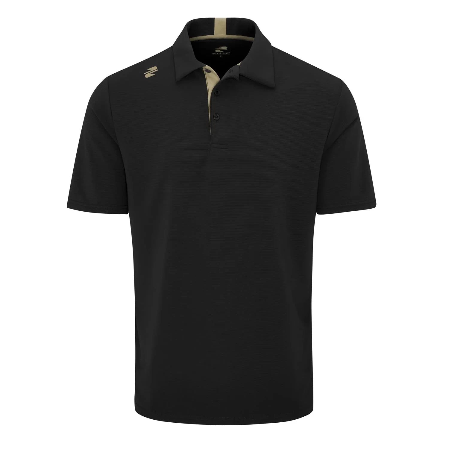 Stuburt Mens Hustle Performance Golf Polo Shirt Black