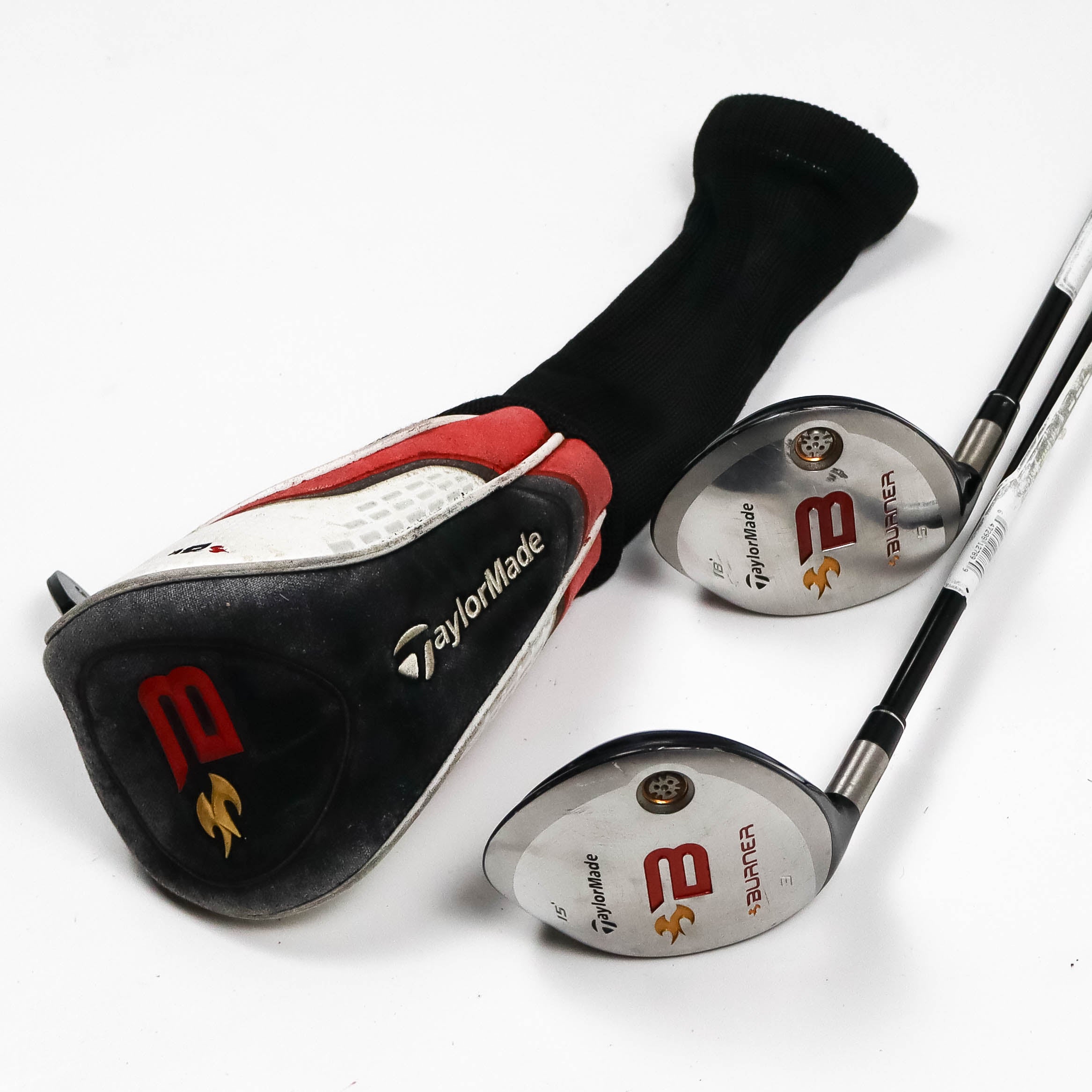 TaylorMade Burner 3 and 5 Wood Set Regular Flex Left Handed (Used)