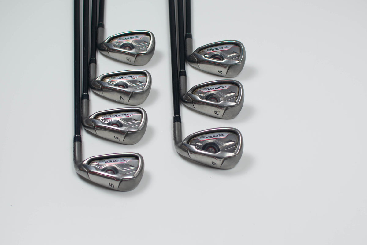 TaylorMade Burner OS Irons 5-PW & AW Regular Flex Graphite (Used)