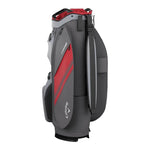 Callaway Chase 14 Cart Bag - Steel/Graphite/Red - Tony Valentine - Cart Bags