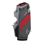 Callaway Chase 14 Cart Bag - Steel/Graphite/Red - Tony Valentine - Cart Bags