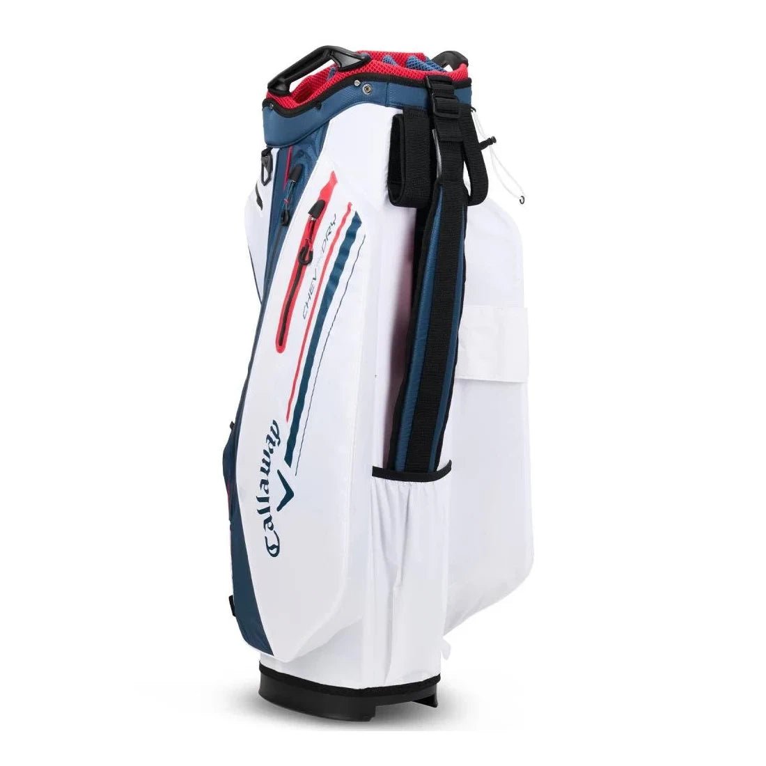 Callaway Chase 14 Dry Cart Bag - Navy/White/Red - Tony Valentine - Cart Bags