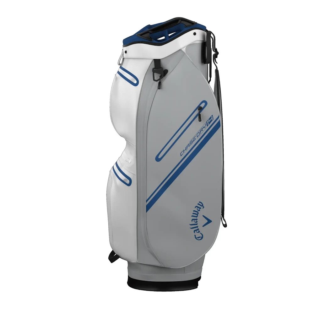 Callaway Chase 14 Dry Cart Bag - White/Silver/Royal - Tony Valentine - Cart Bags