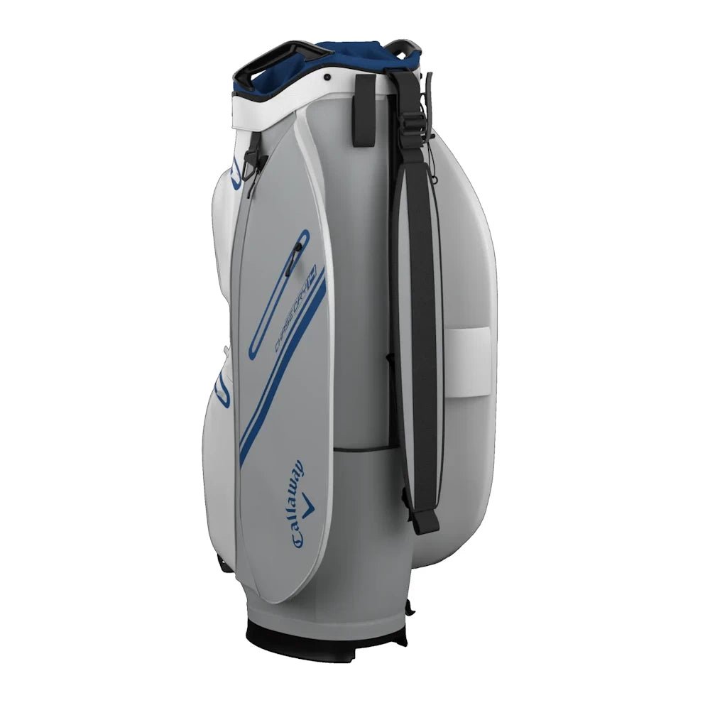 Callaway Chase 14 Dry Cart Bag - White/Silver/Royal - Tony Valentine - Cart Bags