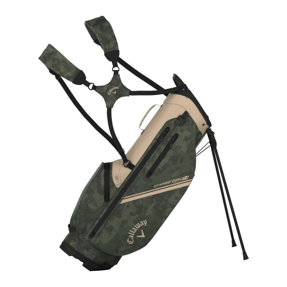 Callaway Chase Dry Stand Bag - Tan/Green/Field Camo - Tony Valentine - Stand Bags