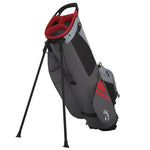 Callaway Chase Stand Bag Steel/Graphite/Red 2026 - Tony Valentine - 