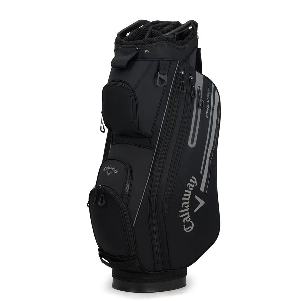 Callaway Chev 14+ Cart Bag - Black - Tony Valentine - Cart Bags
